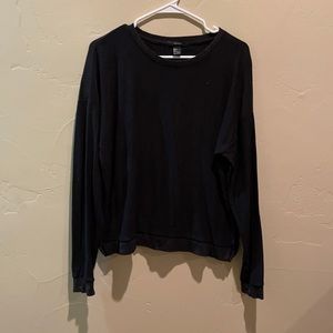 Soft black sweater forever 21